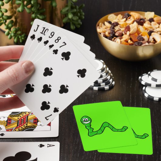 Kaartdecker afspelen pokerkaarten (Insitu)