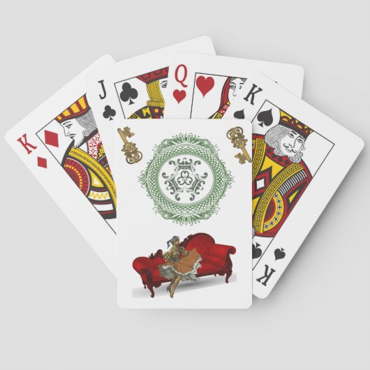 Kaartdecker afspelen speelkaarten (Achterkant)