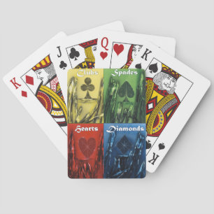 Kaartdecokers afspelen pokerkaarten