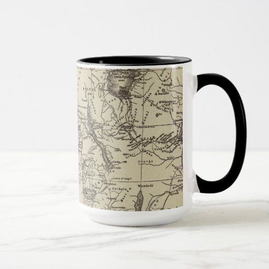Kaartdeel van Afrika | Route van Cameron Mok (Rechts)