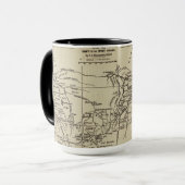 Kaartdeel van Afrika | Route van Cameron Mok (Voorkant links)