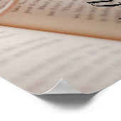 Kaartdeken van boekliefhebbers poster (Hoek)