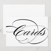 Kaartdoos bord voor trouwreceptie decoratie kaart (Voorkant / Achterkant)