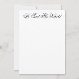 Kaarten  aankondiging bruiloft