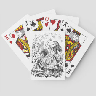 Kaarten aanvallen Alice in Wonderland