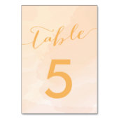 Kaarten Abrikozen Waterverf-weddenschappen (Achterkant)