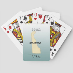 Kaarten afspelen - De Delaware State Map met City