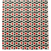 Kaarten afspelen douchegordijn (Voorkant)