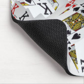 Kaarten afspelen gelaagd, Mousepad Muismat (Hoek)