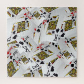 Kaarten afspelen gelaagd, puzzelpuzzel legpuzzel (Verticaal)