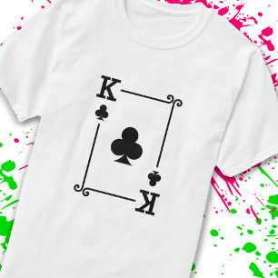 Kaarten afspelen - Gelijke Clubs-kaarteenheden - K T-shirt