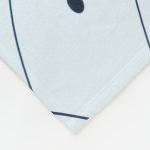 Kaarten afspelen in een gelaagd patroon, fleece deken