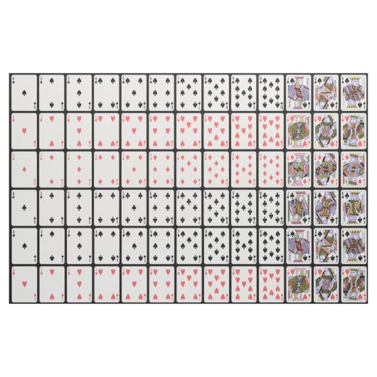 Kaarten afspelen in Rows Ace door King Stof (Yard (91,4 cm))