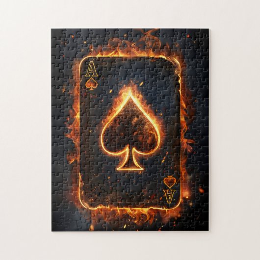 Kaarten afspelen. legpuzzel (Verticaal)