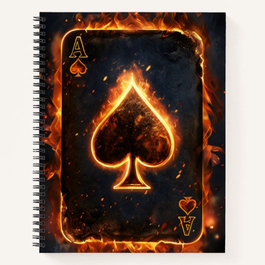 Kaarten afspelen. notitieboek (Voorkant)