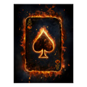 Kaarten afspelen. perfect poster (Voorkant)