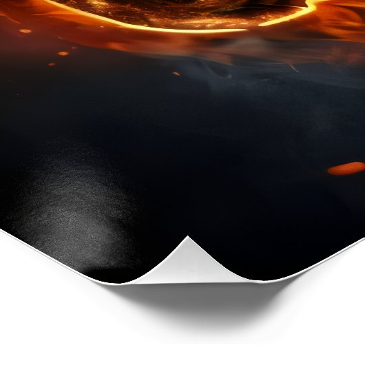 Kaarten afspelen. perfect poster (Hoek)