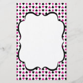 Kaarten afspelen Roze en Zwart (Voorkant)