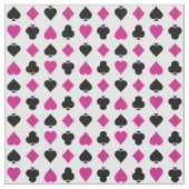 Kaarten afspelen Roze en Zwart Stof (Close Up)