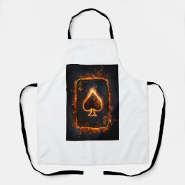 Kaarten afspelen. schort