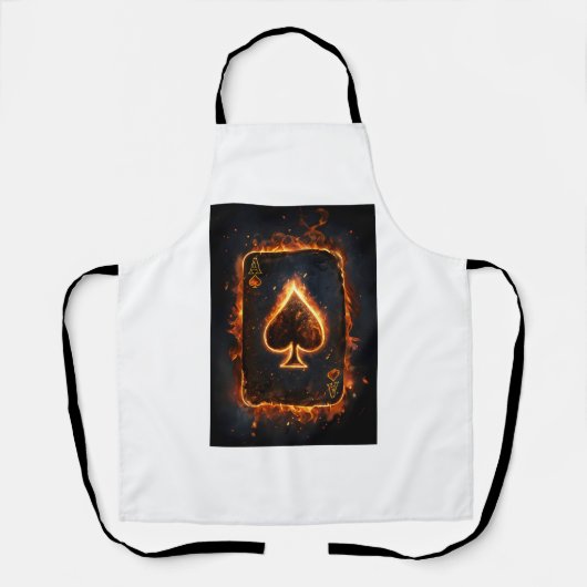 Kaarten afspelen. schort (Voorkant)
