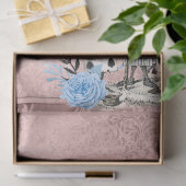 Kaarten afspelen van Alice in Wonderland Roze Craf Tissuepapier (Geschenk)