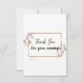 Kaarten bedankt waterverf eucalyptus element. (Voorkant)