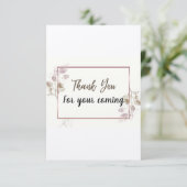 Kaarten bedankt waterverf eucalyptus element. (Staand voorkant)