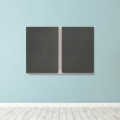 Kaarten bij het rapport Algemeen Land Kantoor Canvas Afdruk (Insitu (Houten vloer))