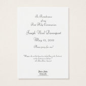 Kaarten: Blij is de ziel Visitekaartje (Achterkant)