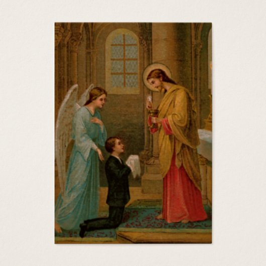 Kaarten: Blij is de ziel Visitekaartje (Voorkant)