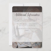  kaarten bruiloft uitnodiging (Achterkant)