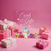 Kaarten & Cadeaus Alice In Wonderland Levendige Bl Acryl Bord