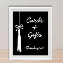 Kaarten & Cadeaus Boog Zwart Coquette Afstudeerbor