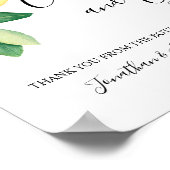 Kaarten & Cadeaus Bruiloftsontvangst Citroenen Poster (Hoek)