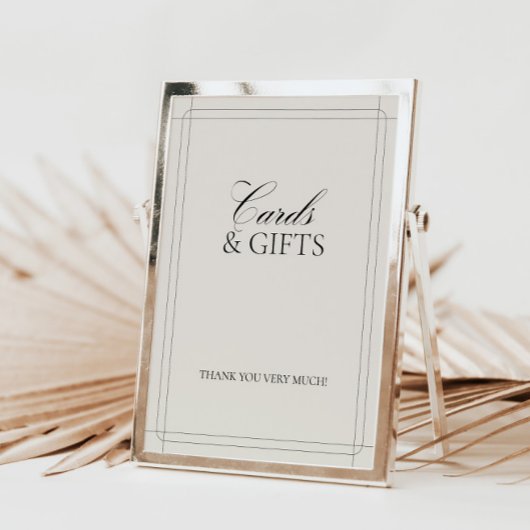 Kaarten & Cadeaus  Classic Lichtgrijs bord