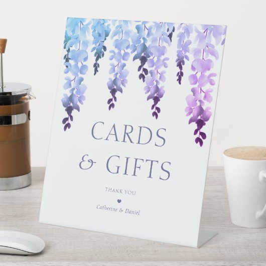 Kaarten & Cadeaus Elegant Bloemen Bruiloft Eveneme Reclamebord Met Voetstuk (Insitu)