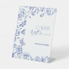 Kaarten & Cadeaus Elegant Iets Blauw Vrijgezellenf Reclamebord Met Voetstuk