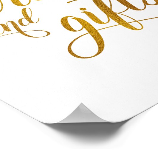 Kaarten & Cadeaus Huwelijk & Bruidsfeest Bord | Go Poster (Hoek)