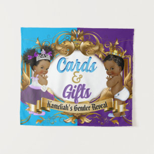 Kaarten & Cadeaus Paars & Blauw Koninklijke Geslac Wandkleed