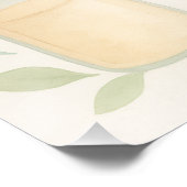 Kaarten & Cadeaus Poster | Zachte Watercolor Decor (Hoek)