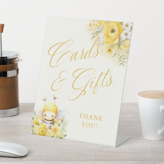 Kaarten & Cadeaus Sweet Honey Bee Reclamebord Met Voetstuk (Insitu)