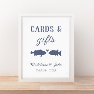 Kaarten & Cadeaus Twee Vissen Minder Trouwen Borre Poster