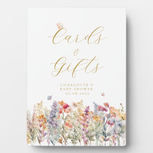 Kaarten & Cadeaus! Wildbloem Fotoplaat (voorkant)