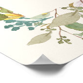 Kaarten & Cadeaus! Wilde bloementuin charme Poster (Hoek)