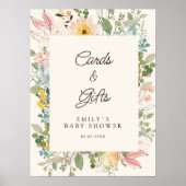 Kaarten & Cadeaus! Wilde bloementuin charme Poster (Voorkant)