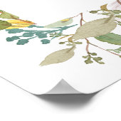 Kaarten & Cadeaus! Wilde bloementuin charme Poster (Hoek)