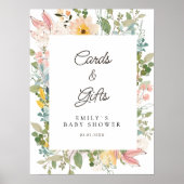 Kaarten & Cadeaus! Wilde bloementuin charme Poster (Voorkant)