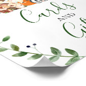 Kaarten & Cadeaus Woodland Animals Baby shower Par Poster (Hoek)