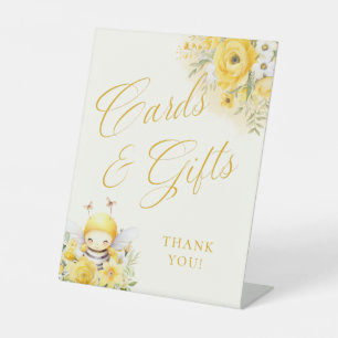 Kaarten & Cadeaus Zoete Honingbij Reclamebord Met Voetstuk